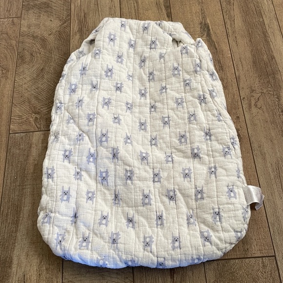 Aden and Anais winter baby sleep sack 2.5 tog blue bunnies - Picture 5 of 8